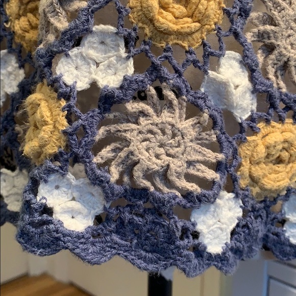 Vintage Express Tricot Crochet Knit Sweater Small - Picture 3 of 6